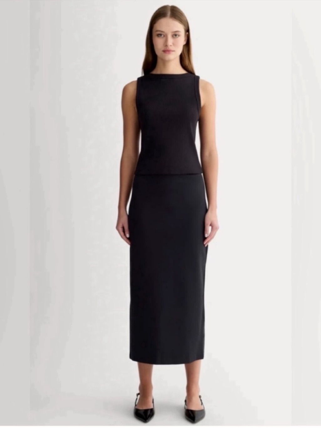 New Everlane The Dream Maxi Skirt In Black Size Xxs